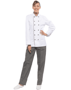 veste cuisinier pantalon cuisine restaurant vêtement de travail restauration homme femme unisexe