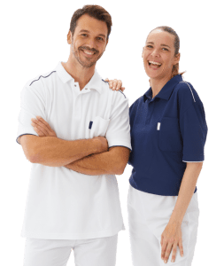 Sdez pro duo homme femme vêtement de travail professionnel