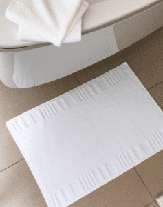 tapis de bain hôtel linge bain douche