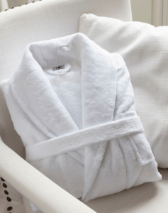 Peignoir de bain blanc Collection Infini pour hôtels