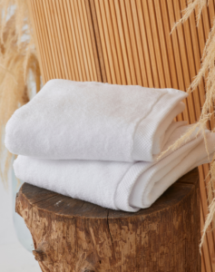 Serviette bain blanche collection INFINI pour hotels