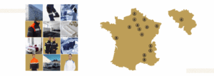 Carte implantations Sdez